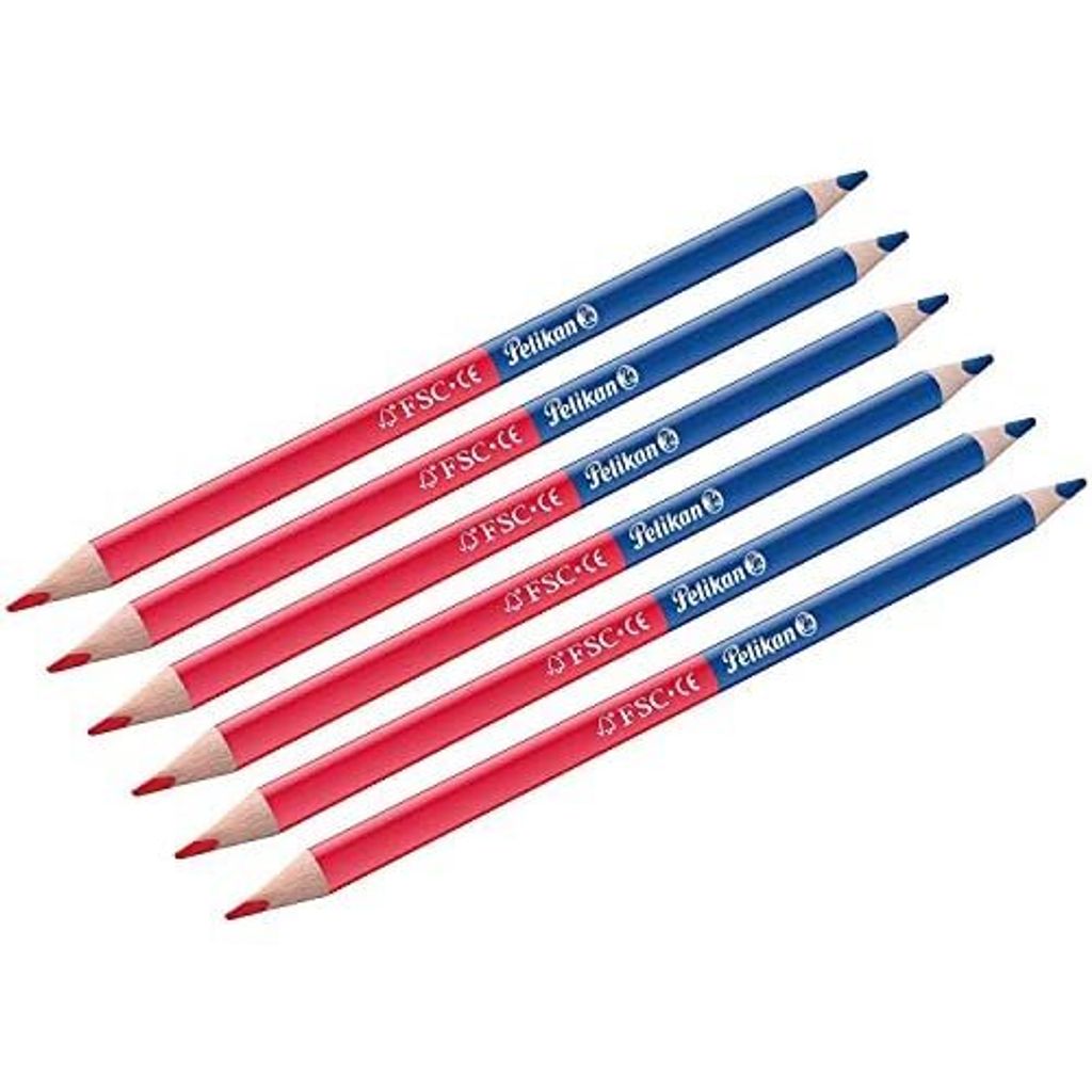 Pelikan Buntstifte rot&blau  3-eckig dünn Produktbild 4
