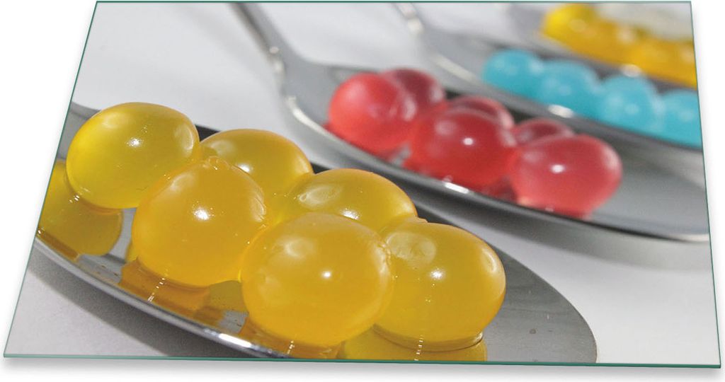 Herdabdeckplatte Glaskeramik 1 Teilig 80x52 Obst Bunt Abdeckung Glas Spritzschutz Deko