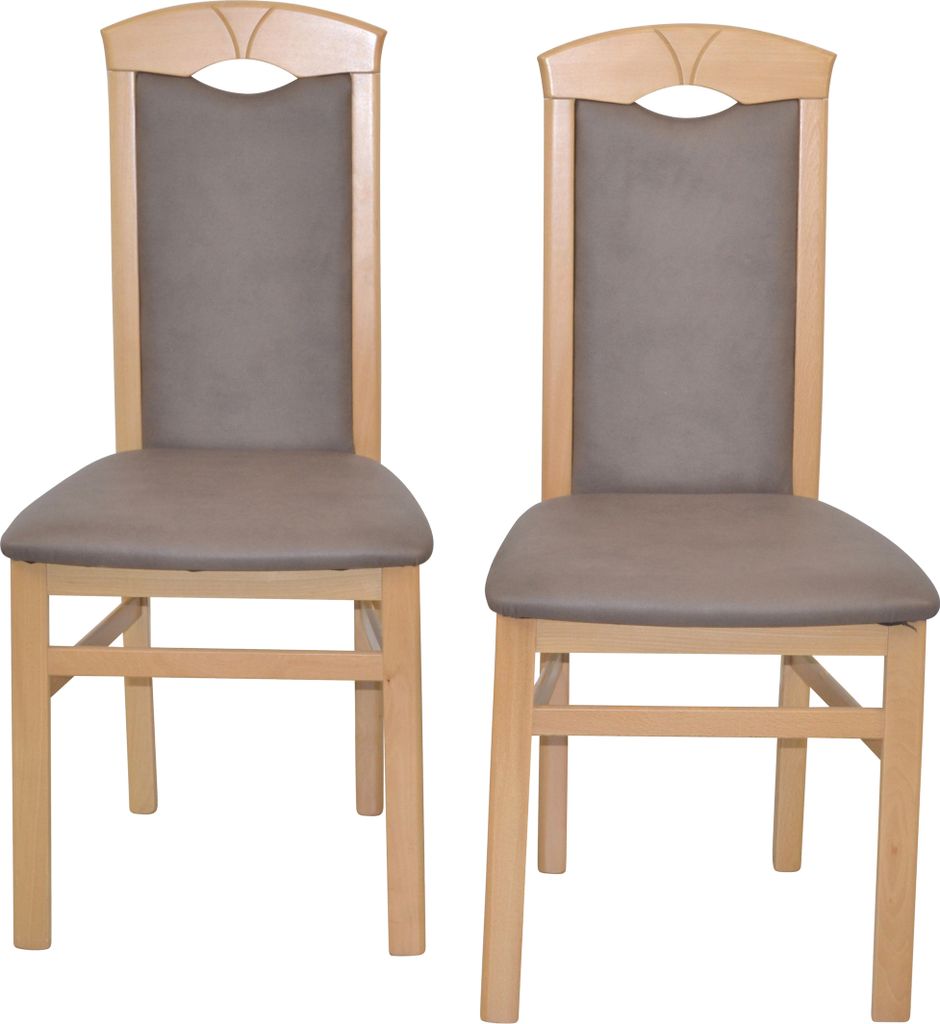 Massivholzstuhl (2Stück) Linda