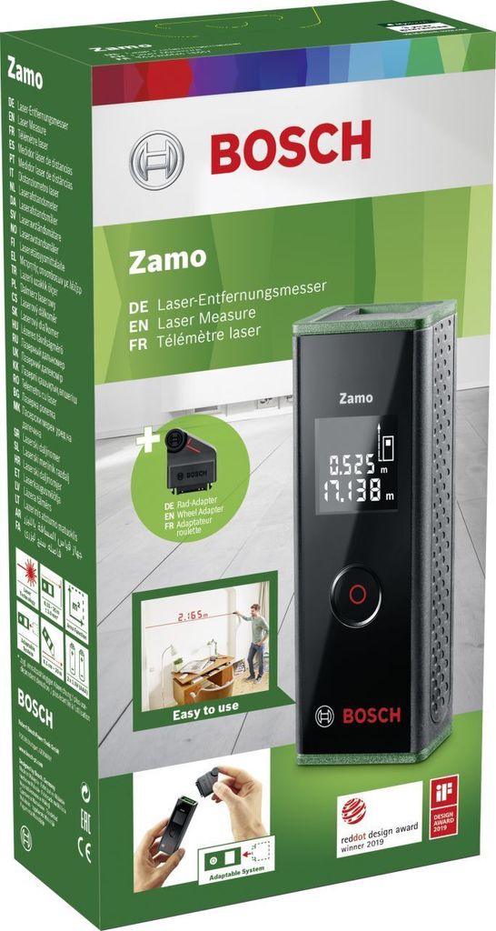 Bosch Entfernungslaser Zamo III inkl. Batterien Produktbild 7