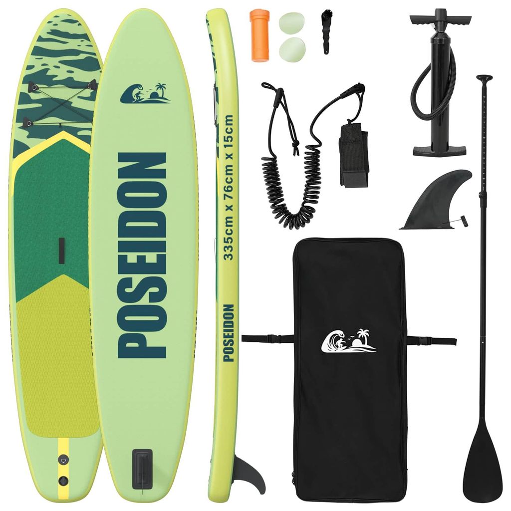 vidaXL Aufblasbares Stand-Up-Paddle-Board POSEIDON 335 x 76 Produktbild 