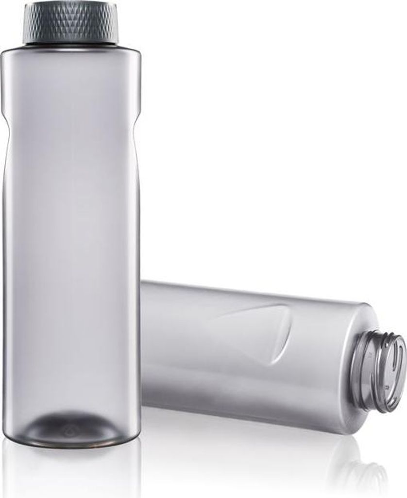 Kavodrink Premium Trinkflasche Wasserflasche Frosted-Grau 0,8 L