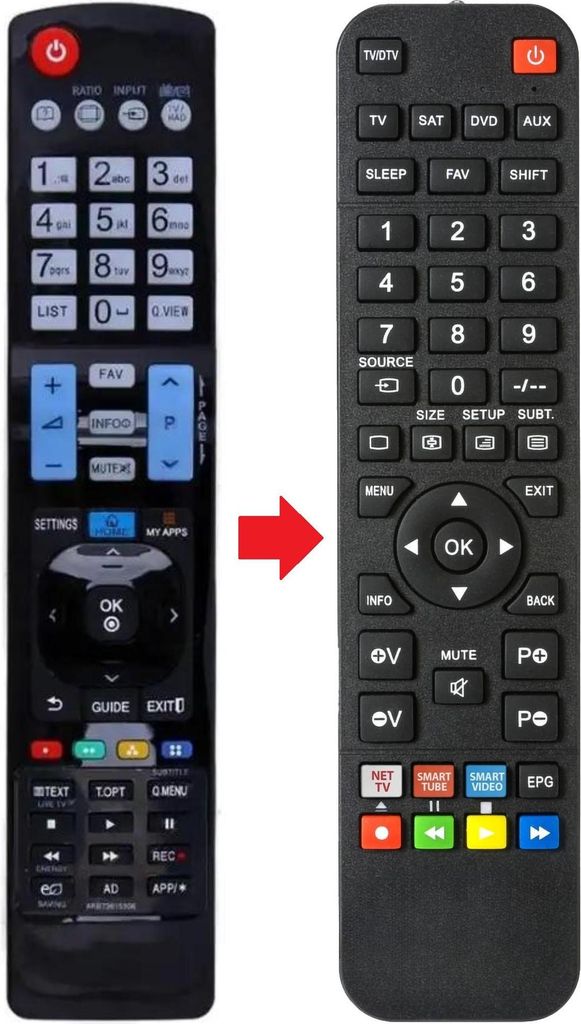 Fernbedienung passend für LG AKB73615305