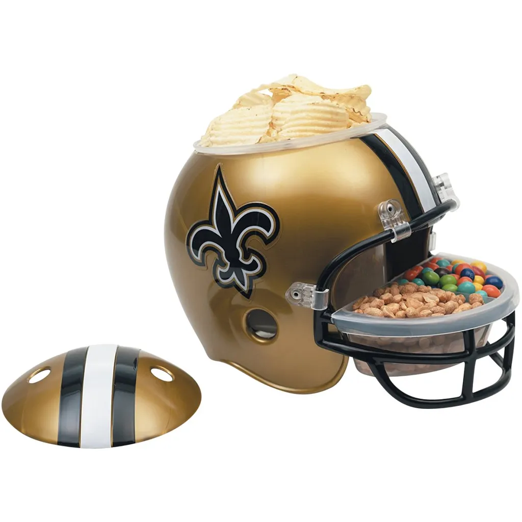 Casque Snack NFL New Orleans Saints pour apéritif et soirées foot US