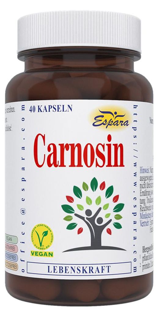 Carnosin capsules, 40 stuks Productafbeelding 