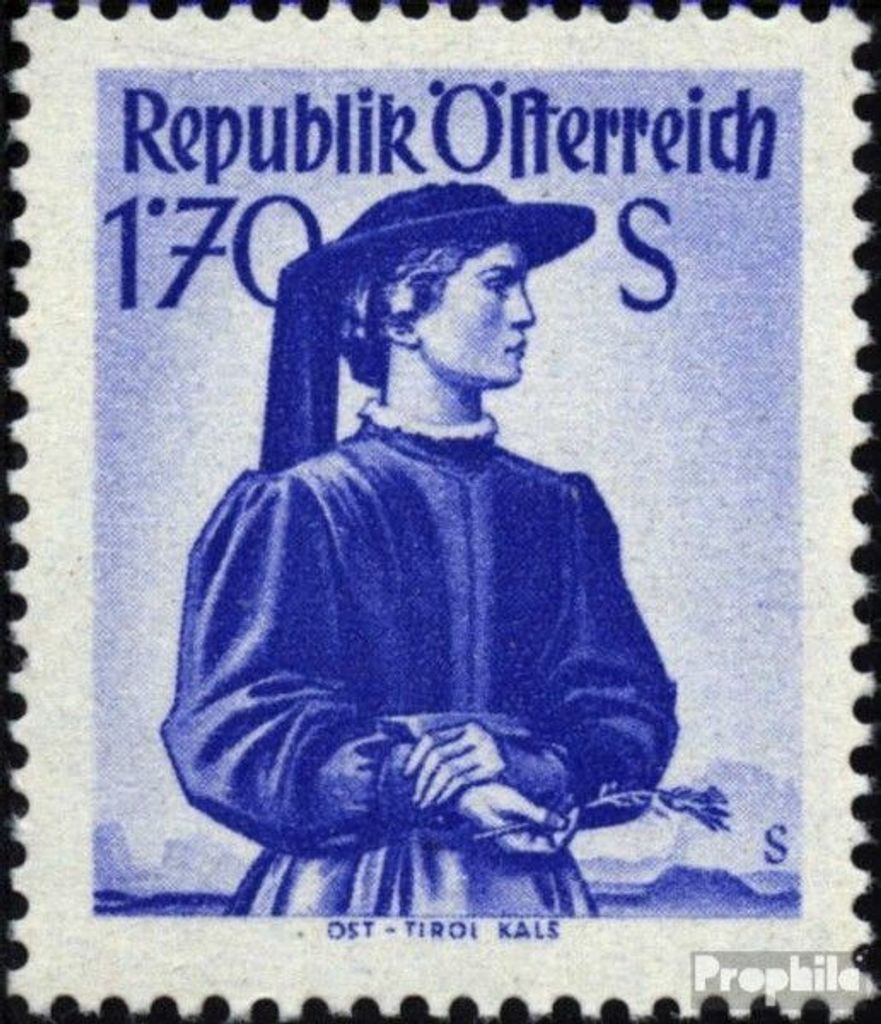 Briefmarken Österreich 1948 Mi 918 gestempelt Trachtenserie