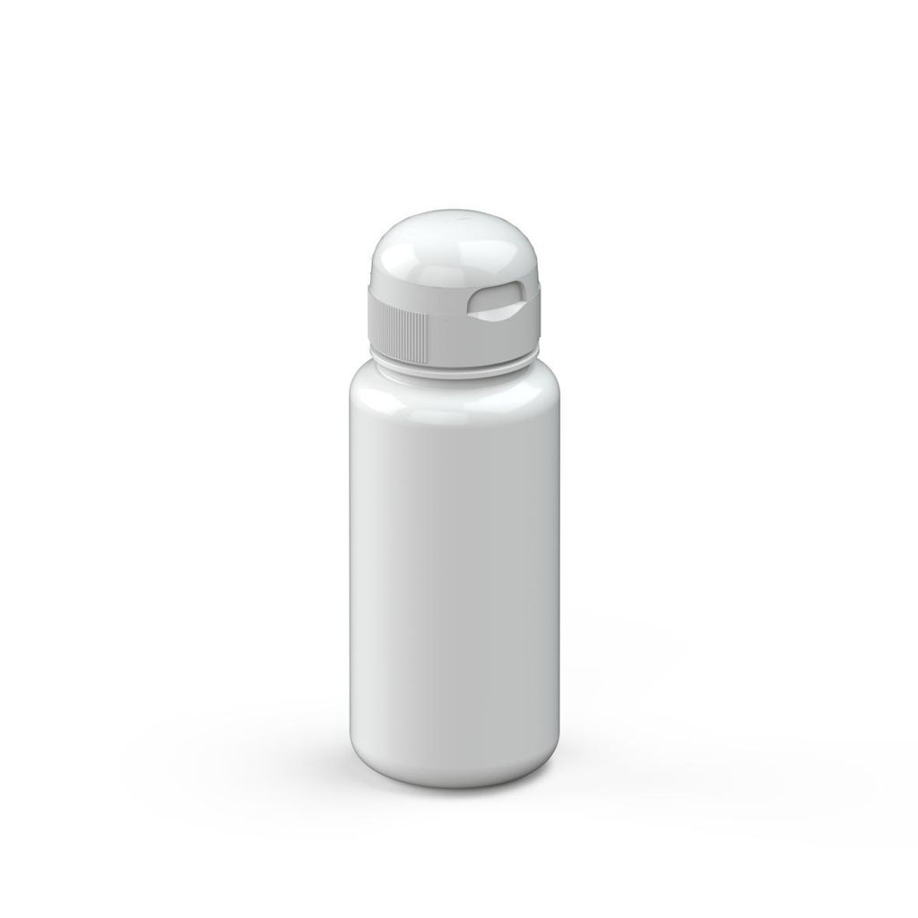 Trinkflasche "Sports" 400 ml - Auslaufsichere Tritan Trinkflasche für Kinder - ideal für Schule, Sport und Freizeit - Weiß