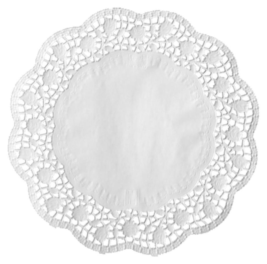 Tortenspitzen rund Ø 32 cm weiss Produktbild 