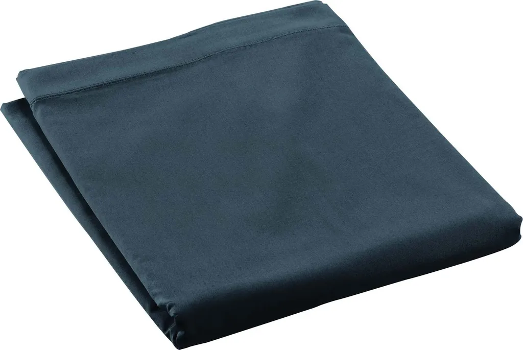 Drap plat en percale de coton 80 fils Terracotta - Qualité hôtelière
