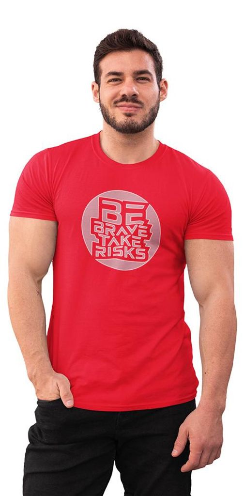 D&B Uni Polo ST00173 Risks Rot-Größe L
