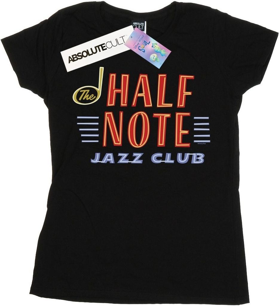 Disney - "Soul The Half Note Jazz Club" T-Shirt für Damen BI40463 (M) (Schwarz)