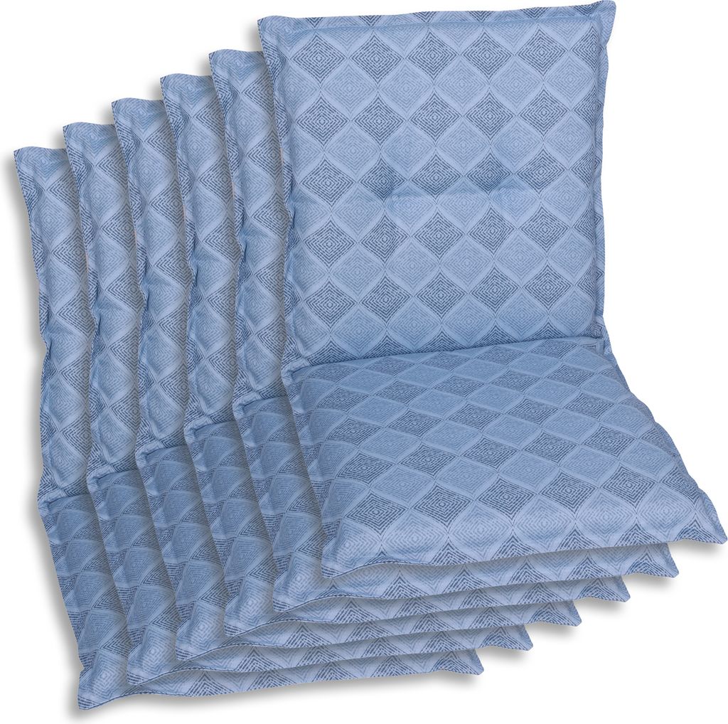 GO-DE Textil, Sesselauflage Niederlehner, 6er Set, Farbe: Produktbild 