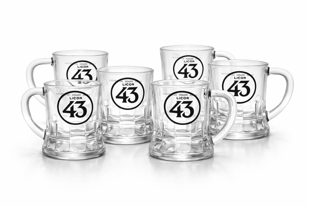 Licor 43 Cuarenta y Tres Shotgläser 6er Set – 2 cl Likör Gläser | Original 43er Schnapsgläser
