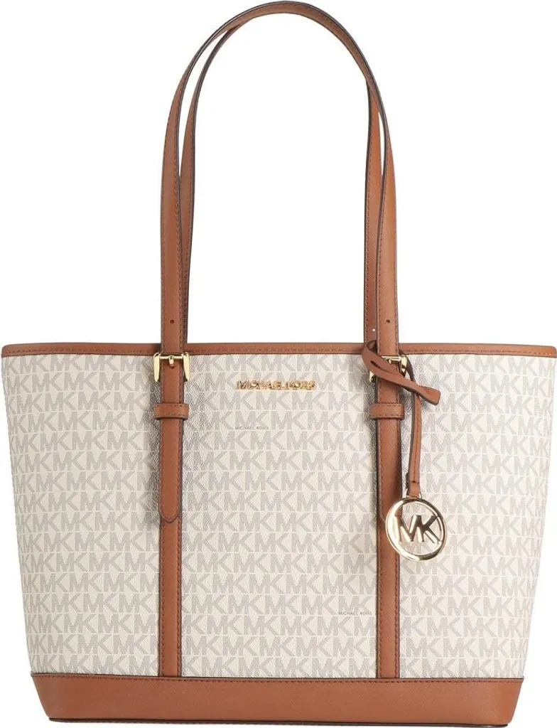 Sac Épaule Michael Kors Jet Set Travel Blanc Idéal pour Travail et Voyage
