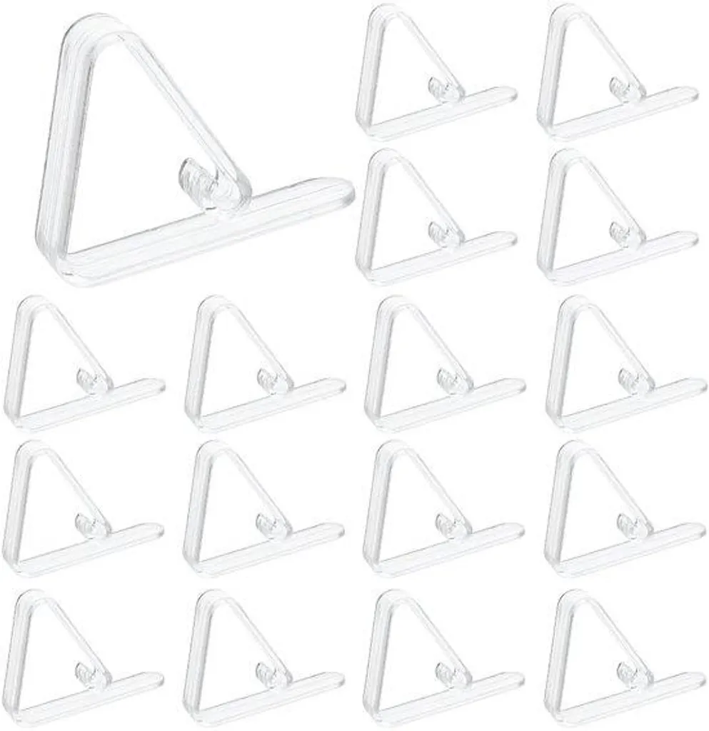 Pinces à Nappe en Plastique Transparent pour Table de Pique-nique x46