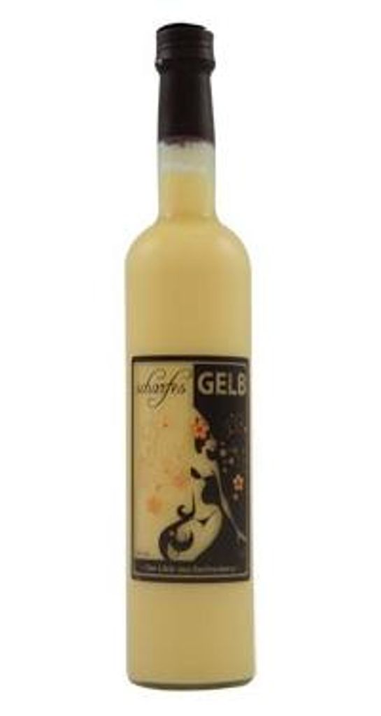 "scharfes GELB" Classic (Likör / 0,5 l / 15 % vol.) Produktbild 