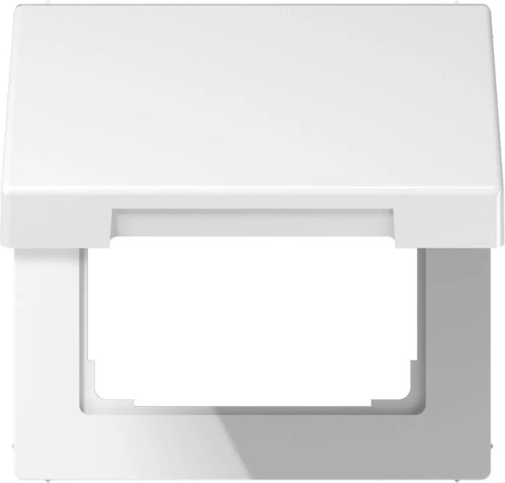 Cadre à clapet JUNG LS990 thermoplastique blanc brillant finition premium