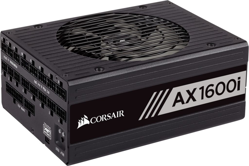 Corsair AX1600i - 1600 W - 100 - 240 V - 50 - 60 Hz - 9 - 15 A - 180 W - 1600 W