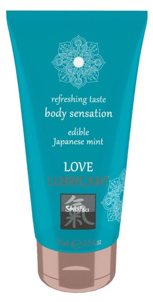 SHIATSU Edible Love lubricant Japanese Mint 75ml