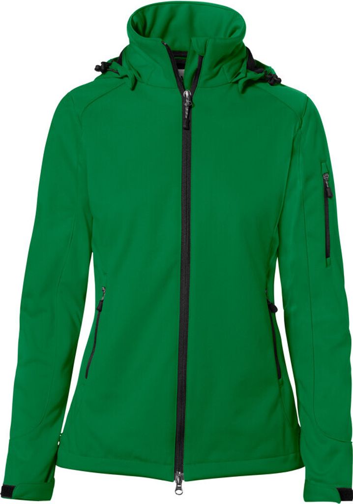 HAKRO Damen Softshelljacke Alberta 248, kellygrün, L Produktbild 