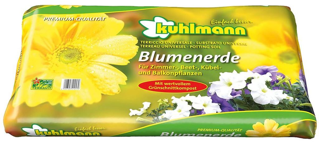 Kuhlmann Blumenerde für Zimmer- Beet- Kübel- und Produktbild 