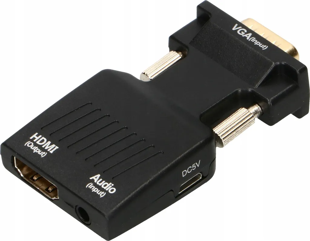Convertisseur VGA vers HDMI Solution Son, Réparer Affichage PC sur TV