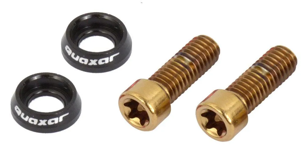 Vis Quaxar en nitrure de titane M5x12 pour fixation de porte-bidon VTT