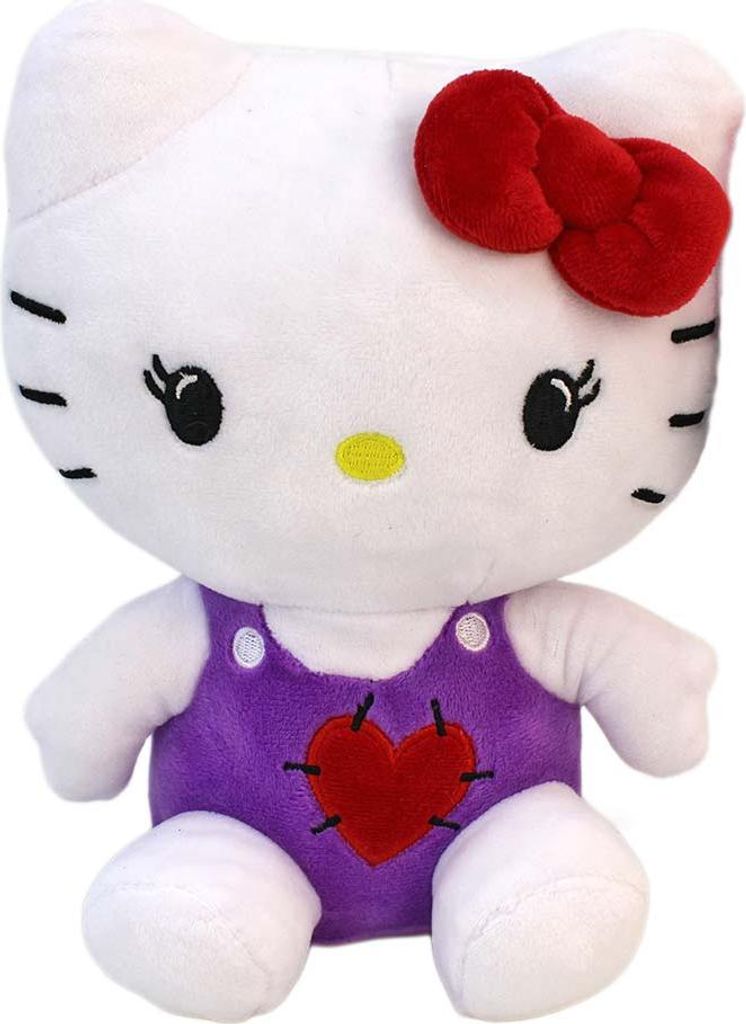 Plüsch Hello Kitty Halloween mit Herz - ca. 25 cm Produktbild 