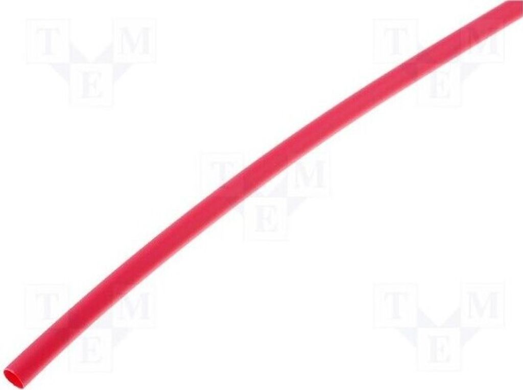 1x Schrumpfschlauch 1,5mm 3: 1 Anz.Stk: 10 308-30160 Schrumpfschläuche L: 200mm rot