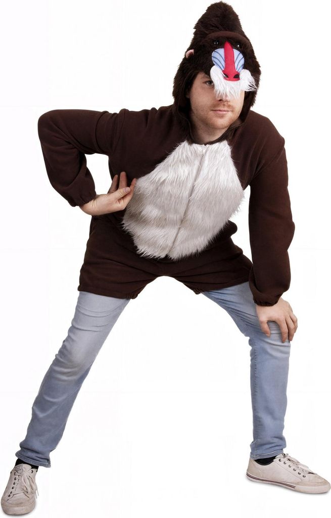 Mandrill Affenkostüm Größe: XL