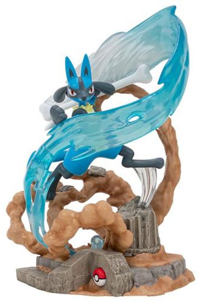 Merc Pokémon Figuur Deluxe Statue Lucario, 33 cm Productafbeelding 