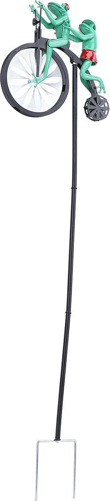 Frosch Wind Spinner Iron Legierung Vintage Outdoor Dekoration für Garten