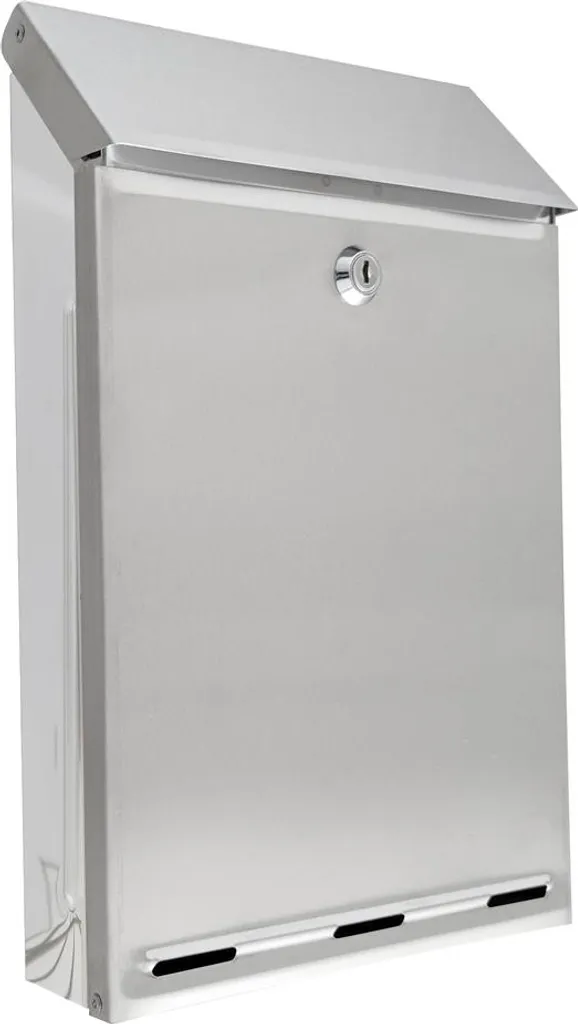 Boîte aux lettres murale satinée Skl A4N2 618 pour un courrier protégé