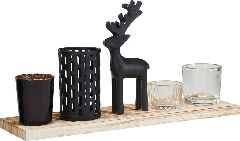 Weihnachtliche Teelichthalter 6er Set