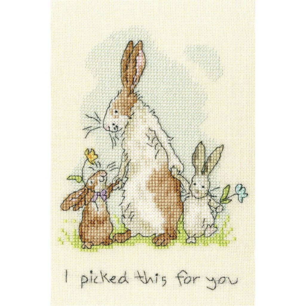 Bothy Threads "Ich habe das für dich ausgesucht" Kreuzstich-Set, 12x18cm, XAJ1
