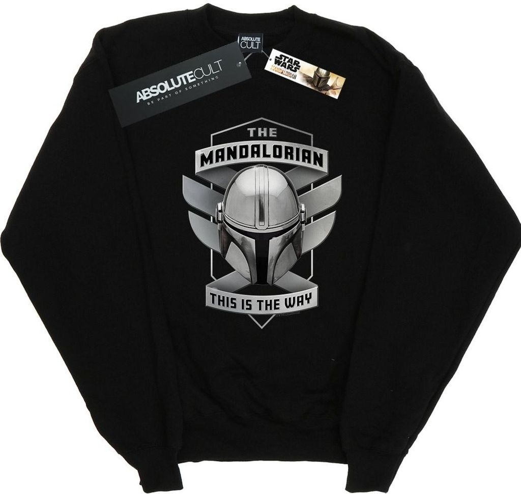 Star Wars - "The Mandalorian This Is The Way" Sweatshirt für Herren BI46537 (S) (Schwarz)