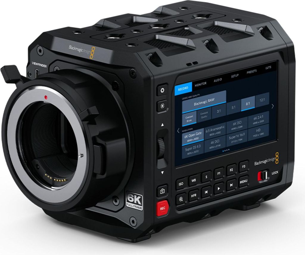 Blackmagic Design PYXIS 6K EF Handkamerarekorder 6K Ultra HD Schwarz (BM-CINECAMCPYXD6)