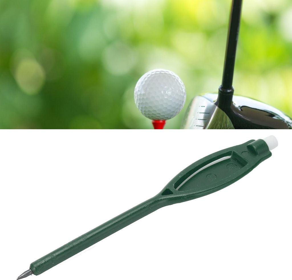 10 Stück Golf Scoring Pen Bleistift Clip Zubehör Spiel mit Radiergummi SleeveBlackish Green