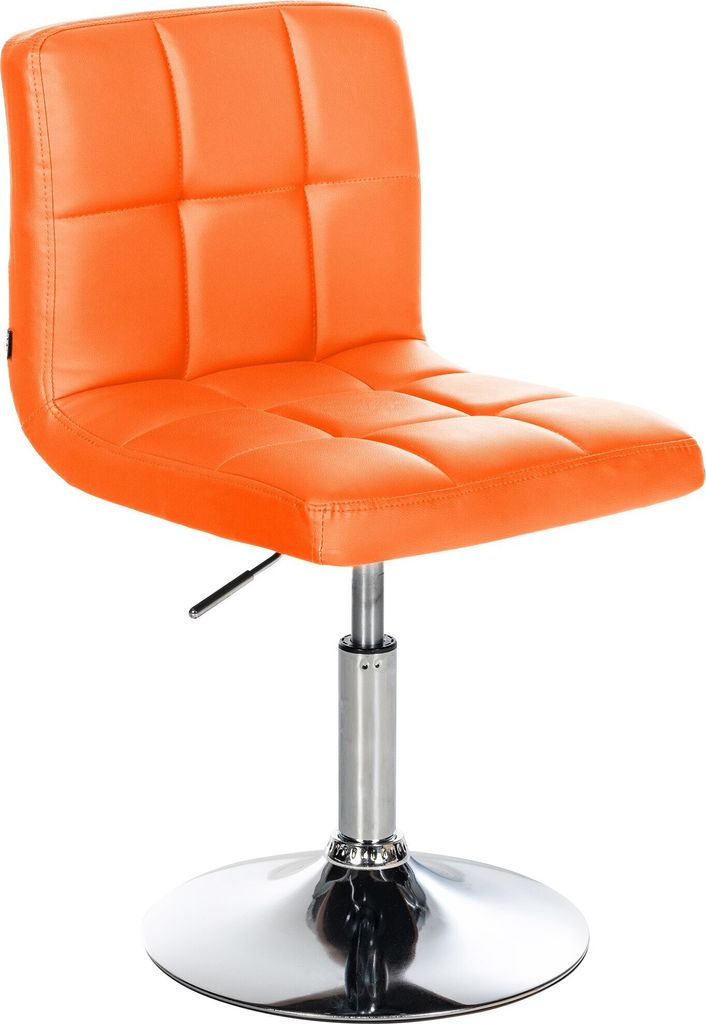 CLP Palma Lounger V2 Kunstleder Lounger höhenverstellbar und drehbar. orange