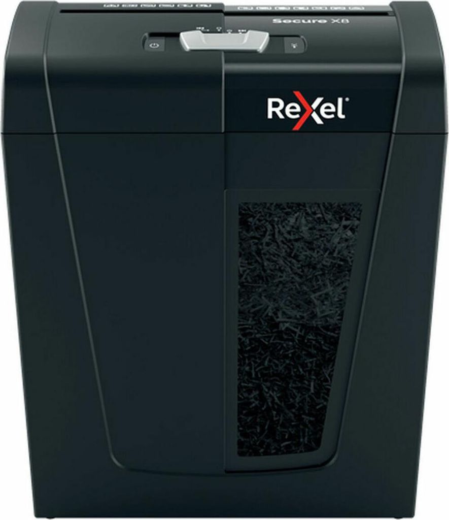 Rexel Secure X8 Aktenvernichter Kreuzschreddern 70 dB Schwarz