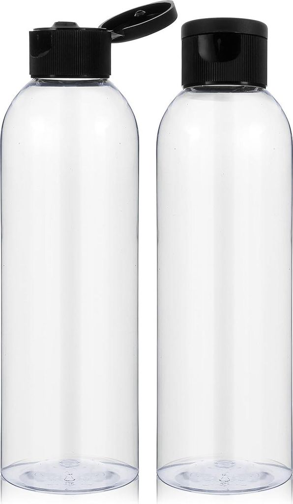 4 Stück Reiseflaschen 200 ml Leere Spender Plastikflasche Produktbild 