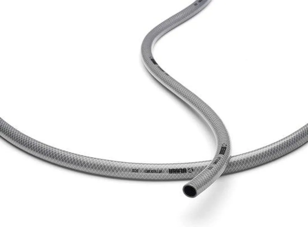 Tuyau d'arrosage gris 1/2 pouce de 50 m - Modèle flexible qualité PVC