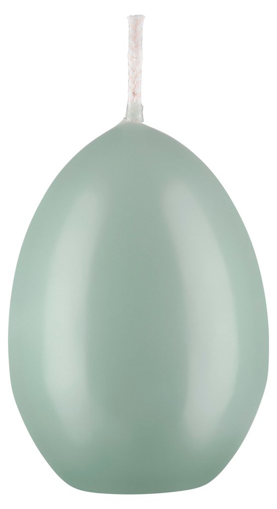 Maxi Eikerzen, Straußenei Seafoam Seegrün 140 x Ø 100 mm, 6 Stück