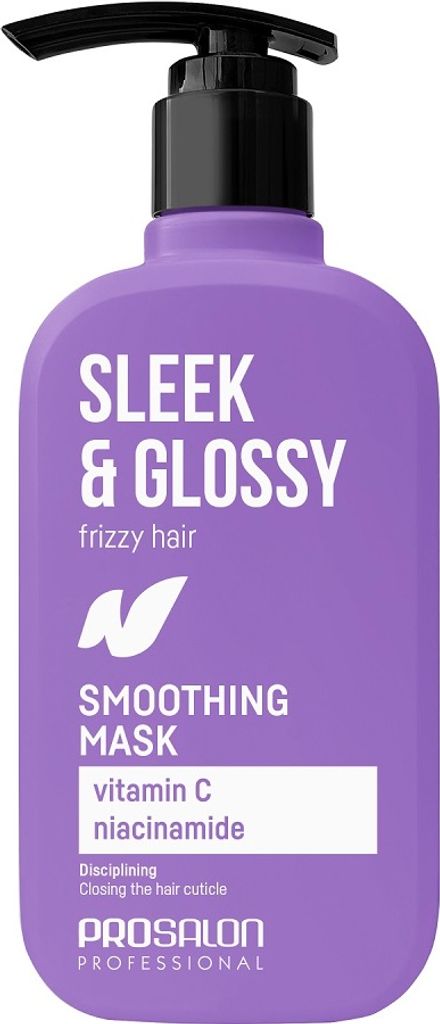 Chantal Sleek & Glossy Wygładzająca maska do włosów, 375 ml