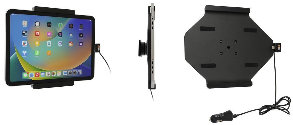 Brodit Gerätehalter 721339 mit Ladefunktion - für Tablets - Apple iPad 10th Gen (A2696, A2757, A2777)