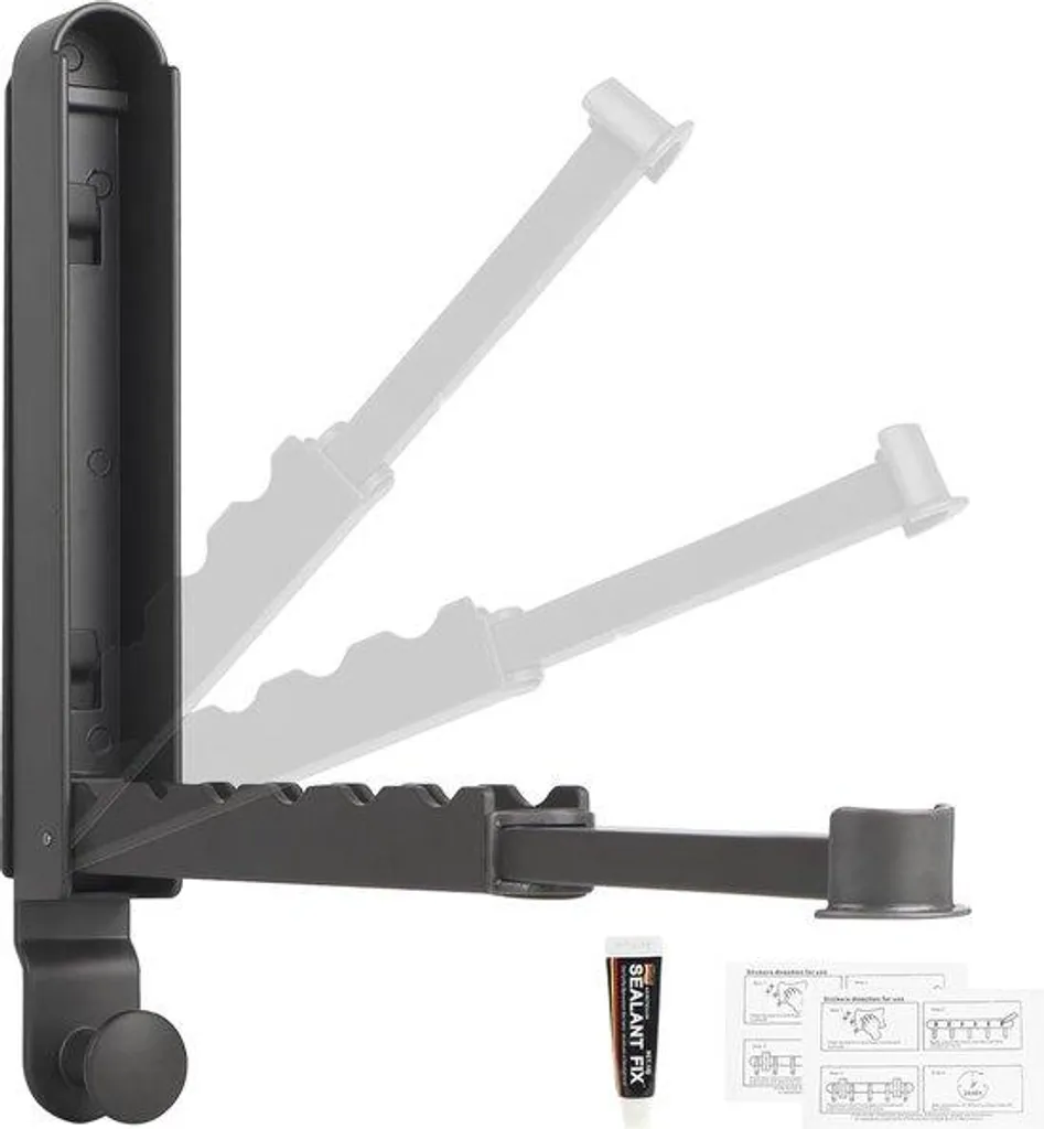 Porte-vêtements pliable gris pour balcon et chambre - Modèle compact