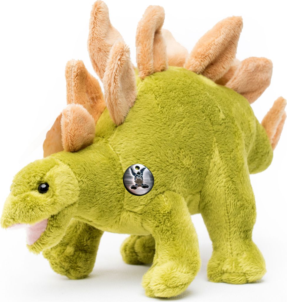 Dinosaurier Stegosaurus Kuscheltier grün 33 cm Plüschtier AMATUS
