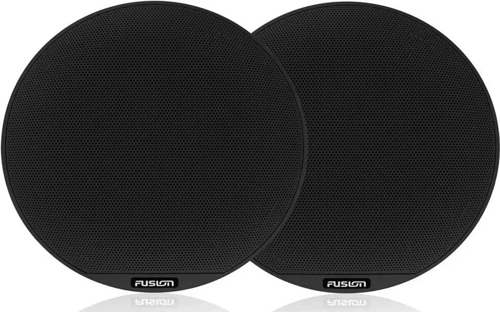 Cache Haut-Parleur Bateau Fusion Signature 7.7 Noir pour Extérieur
