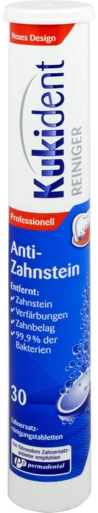 Kukident Professional Anti-Tartar - 30 tablet na čištění Obrázek produktu 