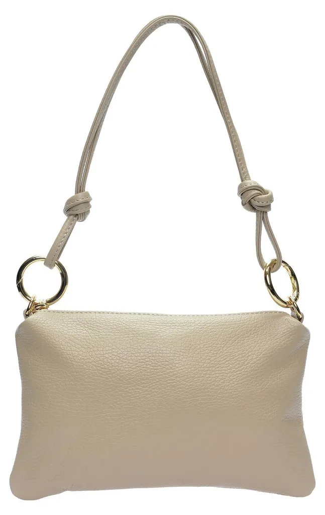 Sac épaule Anna Luchini SS26 AL 167T : le cuir italien anti-usure